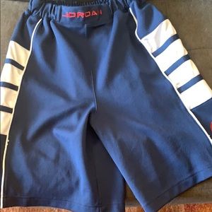 I’m selling Jordan shorts a blue and black pair